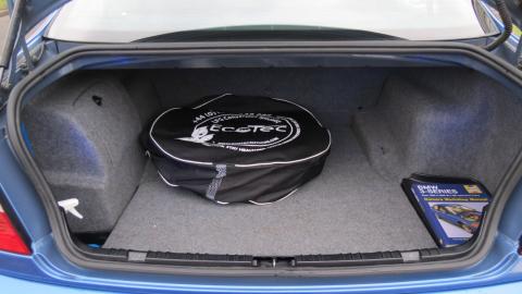 BMW LPG conversion with plebty of room left