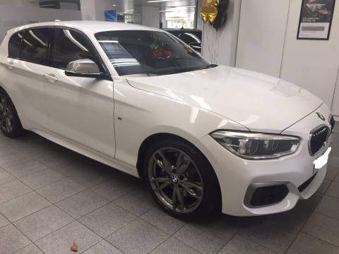 Collection Day New BMW M140i Auto In White / Dakota Red Leather
