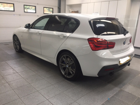Collection Day New BMW M140i Auto In White / Dakota Red Leather